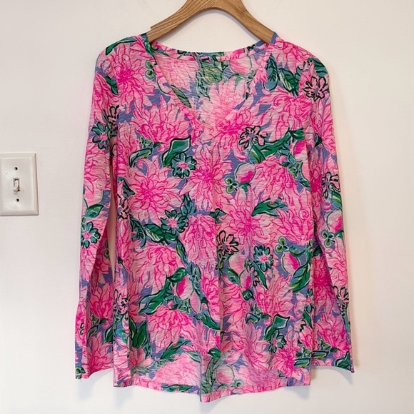 Lilly Pulitzer Etta long sleeve , sz small - Picture 2 of 6